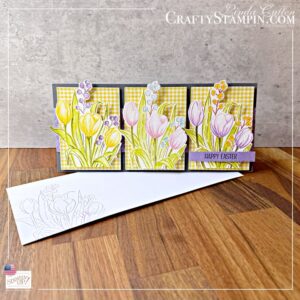 Stamp It Group March 2025 Easter/Spring Blog Hop | Join Stampin’ Up! | Frequently Asked Questions about becoming a Stampin’ Up! Demonstrator | Join the Craft Stampin’ Crew | Stampin Up Demonstrator Linda Cullen | Crafty Stampin’ | Purchase Stampin’ Up! Product | FAQ about Paper Pumpkin | FAQ about Kits Collection | Online Exclusive Products | Mixed Florals Stamp Set [164639] | Twisted In Time Stamp Set [165081] | Fluid 100 Watercolor Paper [149612] | Floral Delight Designer Series Paper [164700] | Watercolor Pencils Assortment 1 [161700] | Watercolor Pencils Assortment 2 [149014] | Mixed Florals Dies [164641] | Textured Notes Dies [165555] | Dashing Designs 3D Embossing Folder [163483] |