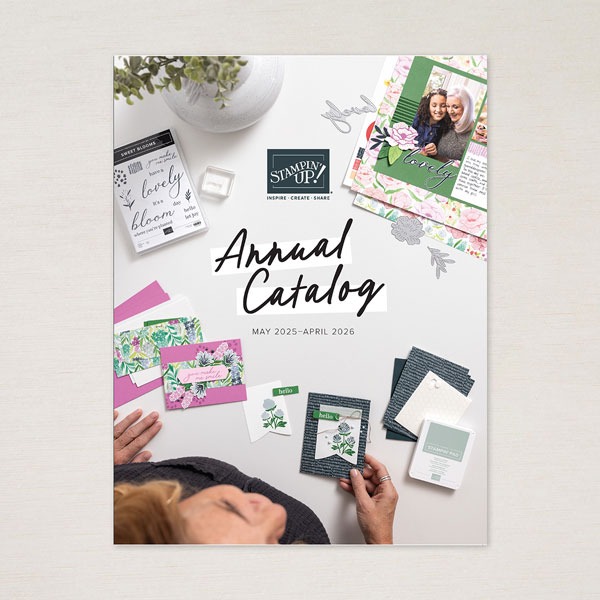 🎉The new 2025 – 2026 Stampin’ Up! Annual Catalog is here