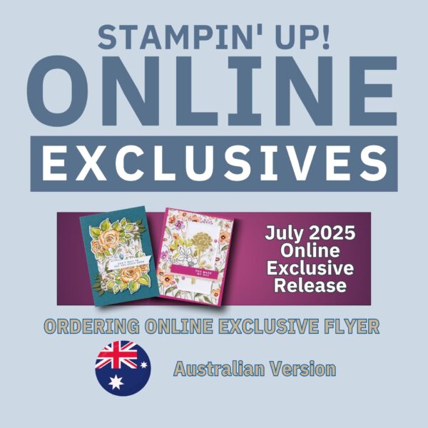 July 2025 Online Exclusives Flyer - Australian Version