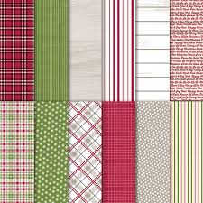 Festive Farmhouse DSP Stampin Up Christmas Paper 6x12 - Retired
