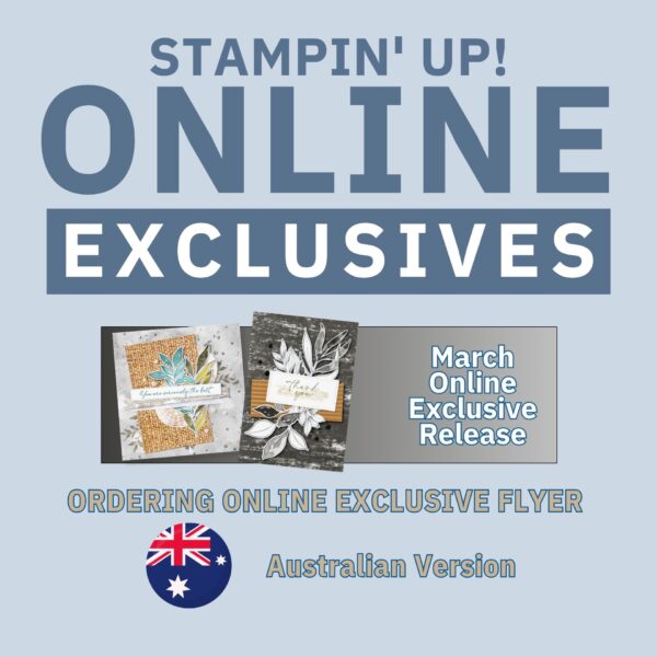 March 2025 Online Exclusives Flyer - Australian Version