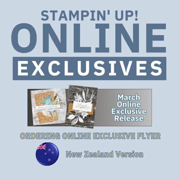 March 2025 Online Exclusives Flyer - New Zealand Version