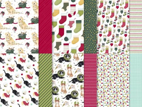 Sweet Stockings [156281] DSP Stampin' Up! Christmas Paper 6 x 12 - Retired