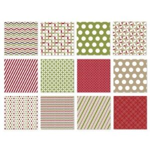 Season of Style [132340] DSP Stampin' Up! Christmas Paper 6 x 12 - Retired