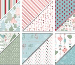 Candy Cane Christmas [120809] DSP Stampin' Up! Christmas Paper 6 x 12 - Retired