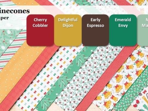 Presents & Pinecones [141986] DSP Stampin' Up! Christmas Paper 6 x 12 - Retired