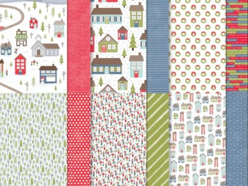 Trimming the Town [153491] DSP Stampin' Up! Christmas Paper 6 x 12 - Retired