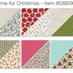 Home for Christmas [139592] DSP Stampin' Up! Christmas Paper 6 x 12 - Retired