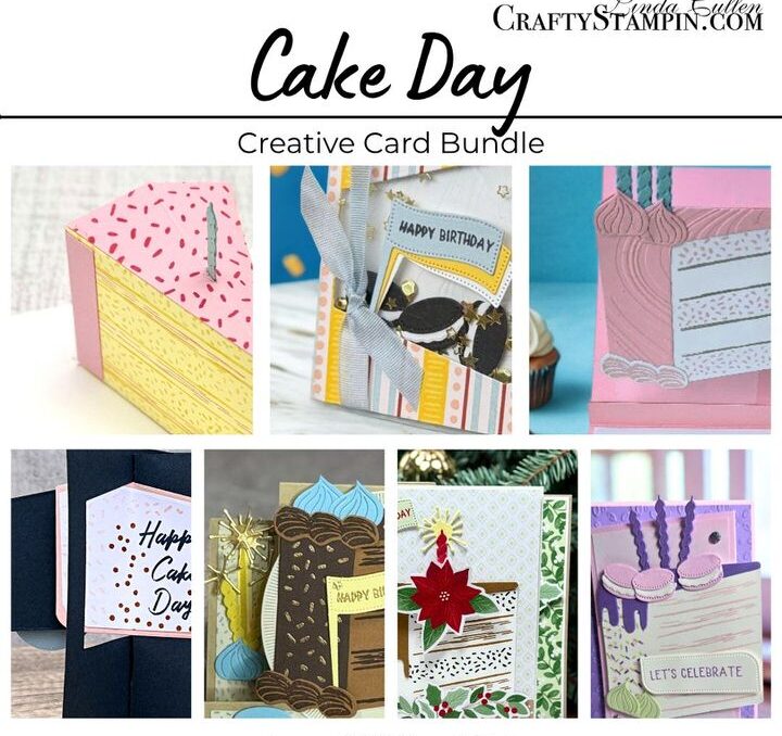 Cake Day Creative Card Bundle Tutorial PDF