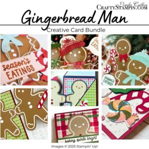 Gingerbread Man Bundle Creative Card Bundle Tutorial PDF
