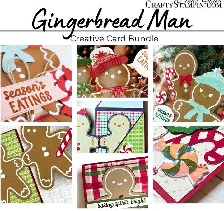 Gingerbread Man Bundle Creative Card Bundle Tutorial PDF