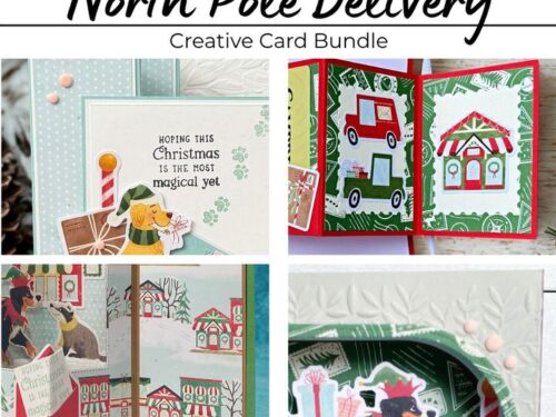 North Pole Delivery Suite Creative Card Bundle Tutorial PDF