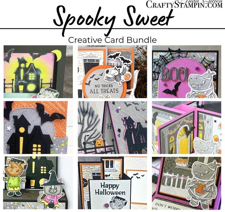 Spooky Sweet Suite Creative Card Bundle Tutorial PDF