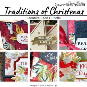 Traditional Christmas Suite Creative Card Bundle Tutorial PDF