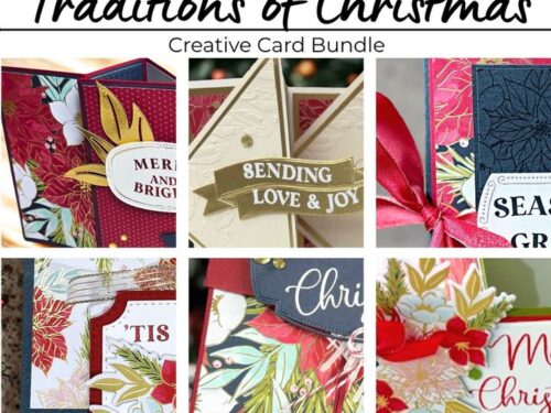 Traditional Christmas Suite Creative Card Bundle Tutorial PDF