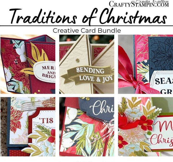 Traditional Christmas Suite Creative Card Bundle Tutorial PDF