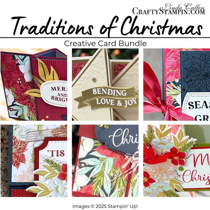 Traditional Christmas Suite Creative Card Bundle Tutorial PDF