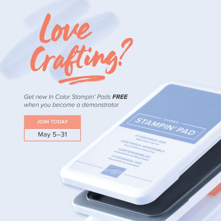 Join Stampin’ Up! in May and Choose Your Starter Kit Bonus