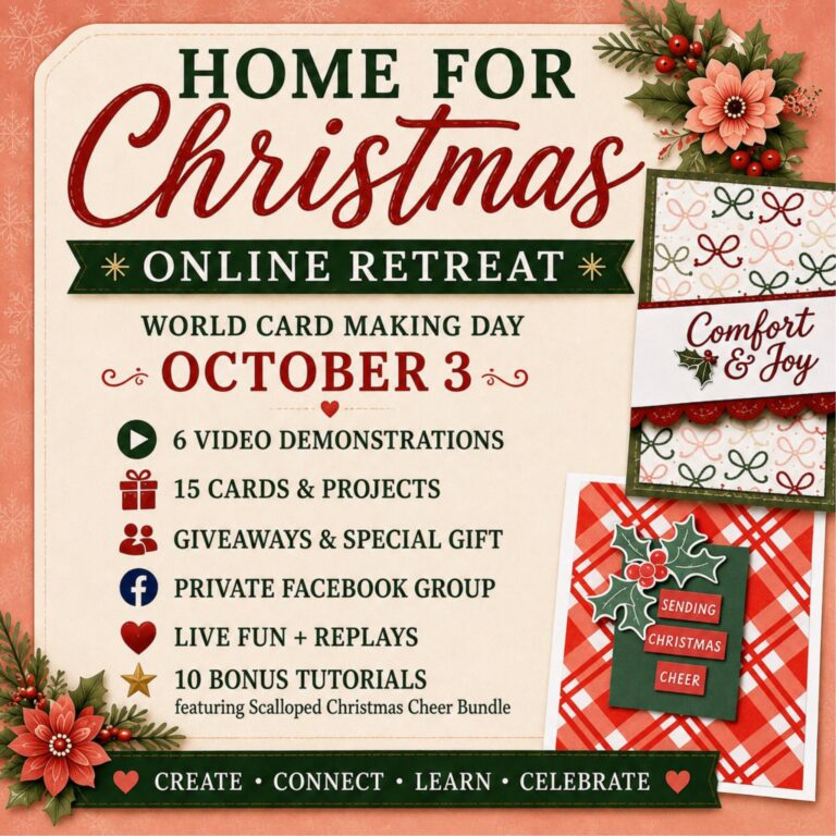 Home for Christmas Online Retreat 🎄✂️