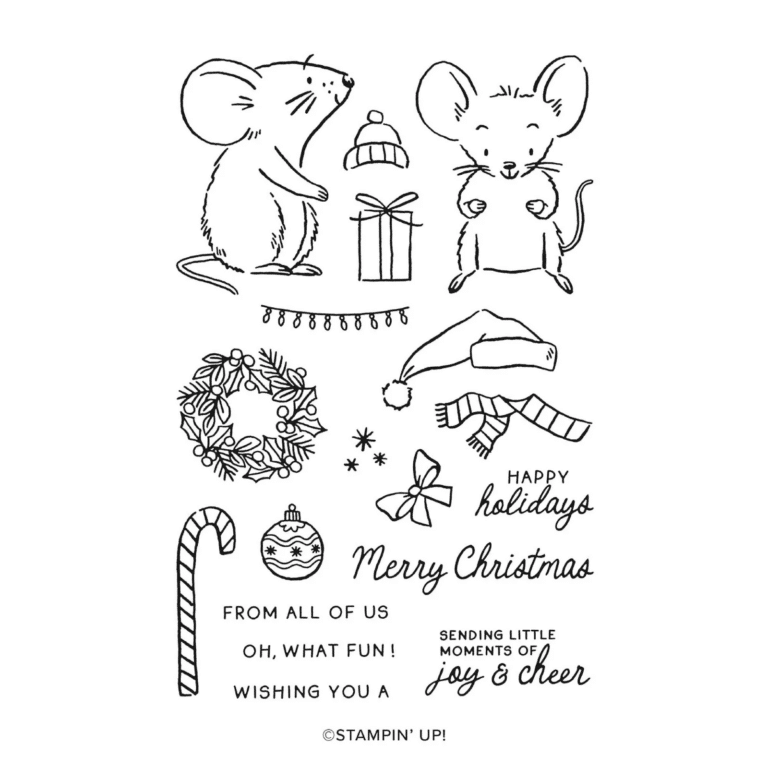 Christmas Mice Stamps