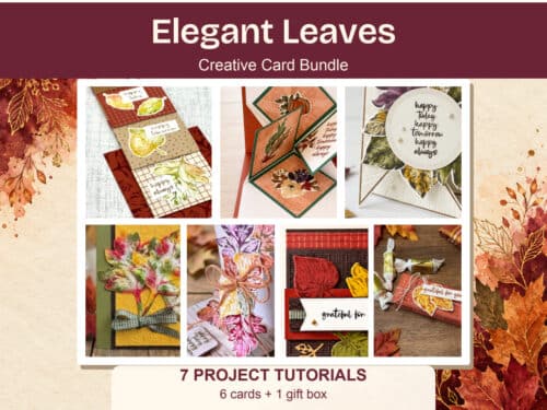 Elegant Leaves Creative Card Bundle Tutorial PDF