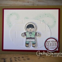 COOKIE CUTTER ESKIMO | Stampin Up Demonstrator Linda Cullen | Crafty Stampin’ | Purchase your Stampin’ Up Supplies | Cookie Cutter Christmas stamp set | Star of Light stamp set