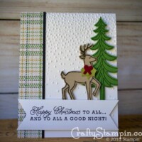 SANTA’S SLEIGH | Stampin Up Demonstrator Linda Cullen | Crafty Stampin’ | Purchase your Stampin’ Up Supplies | Santa’s Sleigh stamp set | Greetings from Santa stamp set