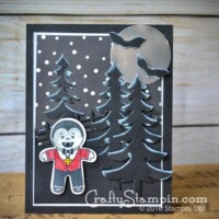STAMP IT GROUP HALLOWEEN BLOG HOP | Stampin Up Demonstrator Linda Cullen | Crafty Stampin’ | Purchase your Stampin’ Up Supplies | Cookie Cutter Hallowee Stamp Set | Santa’s Sleigh Framelits