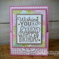 Stamp It Group Birthday Blog Hop | Stampin Up Demonstrator Linda Cullen | Crafty Stampin’ | Purchase your Stampin’ Up Supplies | Big on Birthdays Stamp Set | #IMBRINGINGBIRTHDAYSBACK | Succulent Garden DSP