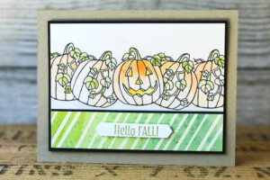 Seasonal Chums Pumpkin Patch | Stampin Up Demonstrator Linda Cullen | Crafty Stampin’ | Purchase your Stampin’ Up Supplies | Seasonal Chums Stamp Set | Painted Autumn Designer Series Paper Stack | Classic Label Punch | Merry Cafe stamp set