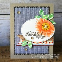 Stampin Scoop Recap - Episode 39 - Painted Autumn Suite | Stampin Up Demonstrator Linda Cullen | Crafty Stampin’ | Purchase your Stampin’ Up Supplies | Painted Harvest Stamp Set | Painted Autumn Designer Series Paper Stack | Leaf Punch | Stitched Shapes Framelits