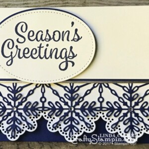 Stampin Scoop Recap - Episode 41 - Snowflake Sentiments | Stampin Up Demonstrator Linda Cullen | Crafty Stampin’ | Purchase your Stampin’ Up Supplies | Snowflake Sentiments Stamp Set | Swirly Snowflakes Thinlits