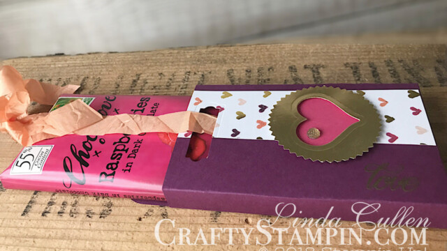 Stamp It Group 2018 Valentines Day Blog Hop | Stampin Up Demonstrator Linda Cullen | Crafty Stampin’ | Purchase your Stampin’ Up Supplies | Lovely Friends Stamp Set | Sweet & Sassy Framelits | Painted with Love Series Paper | Lots to Love Box Framelits | Gold Foil Sheets
