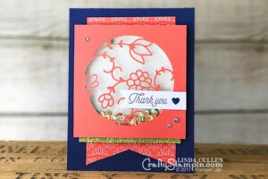Coffee & Crafts: December 2017 Paper Pumpkin Alternative | Stampin Up Demonstrator Linda Cullen | Crafty Stampin’ | Purchase your Stampin’ Up Supplies | December 2017 Paper Pumpkin Kit | Window Sheets | Iridescent Sequin Assortment | Regal Enamel Shapes
