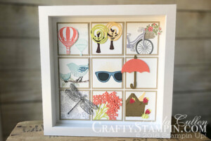 Stamp It Group 2018 Spring Fling Blog Hop | Spring Sampler | Stampin Up Demonstrator Linda Cullen | Crafty Stampin’ | Purchase your Stampin’ Up Supplies | Amazing You Stamp Set | Pocketful of Sunshine | Bike Ride | Picnic with You | Best Birds | Lift Me Up | Dragonfly Dreams | Weather Together | Birthday Blooms | Fruit Basket | Layering Square Framelits | Pocket | Build a Bike | Up & Away Thinlits | Detailed Dragonfly | Swirly Scribble | Umbrella Weather | Birds & Blooms | Bouquet Bunch
