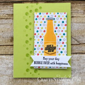 Stampin Scoop Recap - Episode 48 - Bubble Over Bundle | Stampin Up Demonstrator Linda Cullen | Crafty Stampin’ | Purchase your Stampin’ Up Supplies |