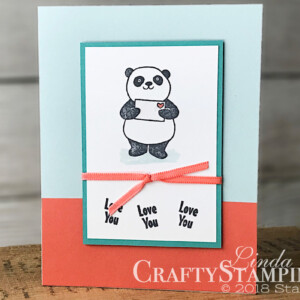 Party Panda - Goodbye to Sale-a-bration | Spring Sampler | Stampin Up Demonstrator Linda Cullen | Crafty Stampin’ | Purchase your Stampin’ Up Supplies | Party Pandas Stamp Set