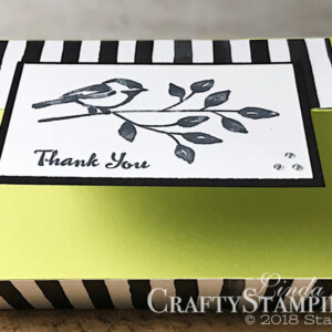 Petal Palette Black & White Bird | Stampin Up Demonstrator Linda Cullen | Crafty Stampin’ | Purchase your Stampin’ Up Supplies | Petal Palette Stamp Set | Petal Passion Designer Series Paper | Rhinestones Basic Jewels