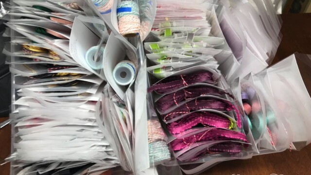 All the pretty ribbon.