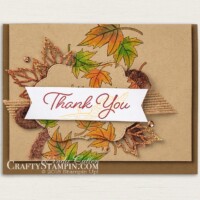 Color Your Season | Stampin Up Demonstrator Linda Cullen | Crafty Stampin’ | Purchase your Stampin’ Up Supplies | Blended Seasons Stamp Set | Stitched Seasons Framelits Dies | Watercolor Pencils Assortment 2