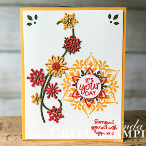 Snowflake Showcase - Silver Trees | Stampin Up Demonstrator Linda Cullen | Crafty Stampin’ | Purchase your Stampin’ Up Supplies | Happiness Surrounds stamp set | Snowfall Thinlits Dies |