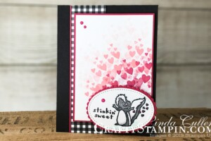 Coffee & Crafts Class: Hey Love, Stinkin' Sweet Valentine's | Stampin Up Demonstrator Linda Cullen | Crafty Stampin’ | Purchase your Stampin’ Up Supplies | Hey Love Stamp Set | Forever Lovely stamp set | Botanical Butterfly Designer Series Paper | Happiness Blooms Enamel Dots | Stitched Shapes Framelits Dies | Layering Ovals Framelits Dies | Stampin’ Blends
