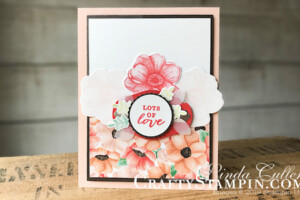 Stampin Scoop All New Sale-a-bration Products | Stampin Up Demonstrator Linda Cullen | Crafty Stampin’ | Purchase your Stampin’ Up Supplies | Painted Seasons Stamp Set | Painted Seasons Designer Series Paper | More Than Words Stamp Set | Rose Trellis Thinlits Dies | Burlap Ribbon | Four Seasons Framelits | Country Floral Dynamic Textures Impressions Embossing Folder