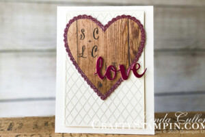Stamp It Group 2019 Valentines Day Blog Hop | Stampin Up Demonstrator Linda Cullen | Crafty Stampin’ | Purchase your Stampin’ Up Supplies | Make A Difference Stamp Set | wood Texture Designer Series Paper | Be Mine Stitched Framelits Dies | Well Written Dies | Gold Foil Sheets | Subtle Dynamic Textured Impressions Embossing Folder | Delightfully Detailed Laser-Specialty Paper | Lovely Lipstick Foil Sheets | Rose Glimmer Paper | Sunshine Wishes Thinlits | Copper Foil Sheets