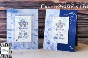 You Can Create It - International Inspiration - January 2020 | Stampin Up Demonstrator Linda Cullen | Crafty Stampin’ | Purchase your Stampin’ Up Supplies | Beauty Abounds Stamp Set | Feels Like Frost Specialty Designer Series Paper | Parisian Dies | Stitched Rectangle Dies | Seaside Spray 1/4” Ribbon | Frosted & Clear Epoxy Droplets