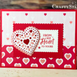 Stampin Up Demonstrator Linda Cullen | Crafty Stampin’ | Purchase your Stampin’ Up Supplies | Heartfelt Stamp Set | From My Heart