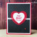 Stampin Up Demonstrator Linda Cullen | Crafty Stampin’ | Purchase your Stampin’ Up Supplies | Heartfelt Stamp Set | From My Heart