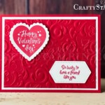 Stampin Up Demonstrator Linda Cullen | Crafty Stampin’ | Purchase your Stampin’ Up Supplies | Heartfelt Stamp Set | From My Heart