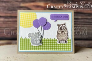 Special Someone | Stampin Up Demonstrator Linda Cullen | Crafty Stampin’ | Purchase your Stampin’ Up Supplies | Special Someone Stamp Set | Special Day Dies | Brights 6" X 6" (15.2 X 15.2 Cm) Designer Series Paper - 149613 | 2’ Circle Punch | Subtle 3D Dynamic Embossing folder |