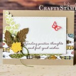 Positive Thoughts - Sending Positive Thoughts | Stampin Up Demonstrator Linda Cullen | Crafty Stampin’ | Purchase your Stampin’ Up Supplies | Positive Thoughts Stamp Set | Bird Ballard Designer Series Paper | Nature’s Thoughts Dies | Magnolia Land Ribbon Combo Pack |